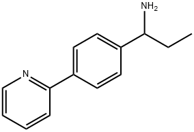 1-[4-(PYRIDIN-2-YL)PHENYL]PROPAN-1-AMINE,1337723-32-6,结构式