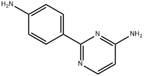 4-Amino-2-(4-aminophenyl)pyrimidine 化学構造式