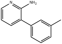 2-AMINO-3-(3-TOLYL)PYRIDINE Structure