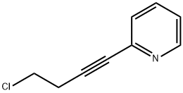 2-(4-chlorobut-1-yn-1-yl)pyridine Structure