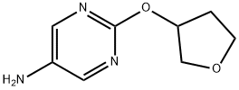 2-(OXOLAN-3-YLOXY)PYRIMIDIN-5-AMINE Struktur