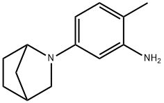 5-{2-azabicyclo[2.2.1]heptan-2-yl}-2-methylaniline 化学構造式