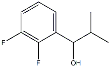 1-(2,3-difluorophenyl)-2-methylpropan-1-ol 结构式