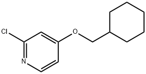 2-Chloro-4-(cyclohexylmethoxy)pyridine Structure