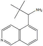 1-(5-ISOQUINOLYL)-2,2-DIMETHYLPROPYLAMINE 结构式