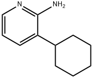 2-AMINO-3-(CYCLOHEXYL)PYRIDINE 结构式