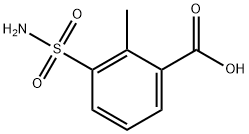 2-甲基-3-氨磺酰苯甲酸 结构式