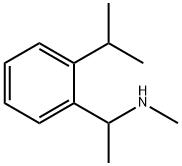 METHYL((1-[2-(PROPAN-2-YL)PHENYL]ETHYL))AMINE 结构式