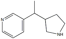 3-[1-(pyrrolidin-3-yl)ethyl]pyridine Structure