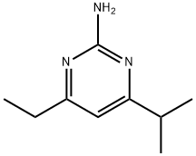 2-Amino-4-ethyl-6-(iso-propyl)pyrimidine Struktur