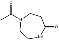 1-acetyl-1,4-diazepan-5-one Structure