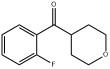 (2-fluorophenyl)(tetrahydro-2H-pyran-4-yl)methanone Structure