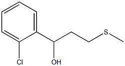 1-(2-氯苯基)-3-(甲基磺基)丙-1-醇, 1344243-04-4, 结构式