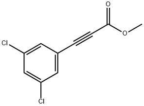 methyl 3-(3,5-dichlorophenyl)prop-2-ynoate Struktur