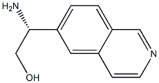 (R)-2-amino-2-(isoquinolin-6-yl)ethan-1-ol 结构式