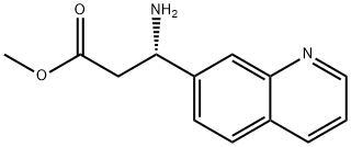 METHYL (3S)-3-AMINO-3-(7-QUINOLYL)PROPANOATE Struktur