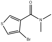 4-bromo-N,N-dimethylthiophene-3-carboxamide Structure