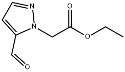 Ethyl (5-formyl-1H-pyrazol-1-yl)acetate 化学構造式