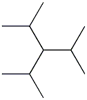 2,4-Dimethyl-3-isopropylpentane.,13475-79-1,结构式