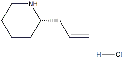 (S)-2-烯丙基哌啶盐酸盐 结构式