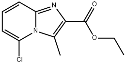 5-氯-3-甲基咪唑并[1,2-A]吡啶-2-羧酸乙酯, 1352396-23-6, 结构式