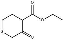 tetrahydro-3-oxo-2H-thiopeyran-4-carboxylic acid ethyl ester Structure