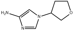 4-Amino-1-(3-tetrahydrofuryl)imidazole Structure