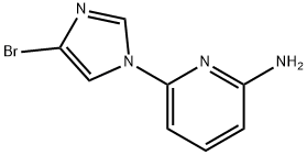 1-(6-AMINO-2-PYRIDYL)-4-BROMOIMIDAZOLE,1353854-87-1,结构式