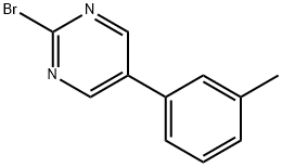 2-Bromo-5-(3-tolyl)pyrimidine Structure