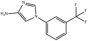 4-Amino-1-(3-trifluoromethylphenyl)imidazole Structure