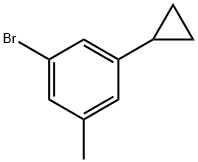 1-溴-3-环丙基-5-甲基苯 结构式