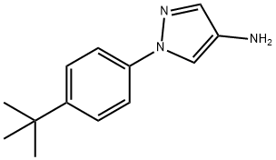 4-Amino-1-(4-tert-butylphenyl)pyrazole Structure