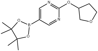 1353877-86-7 2-((tetrahydrofuran-3-yl)oxy)-5-(4,4,5,5-tetramethyl-1,3,2-dioxaborolan-2-yl)pyrimidine