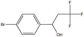 1-(4-bromophenyl)-3,3,3-trifluoropropan-1-ol Structure