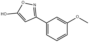 3-(3-甲氧基苯基)-5-羟基异噁唑, 1354937-20-4, 结构式