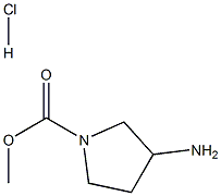 methyl 3-aminopyrrolidine-1-carboxylate hydrochloride|3-氨基吡咯烷-1-羧酸甲酯盐酸盐