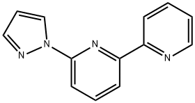 6-(1H-ピラゾール-1-イル)-2,2′-ビピリジン 化学構造式