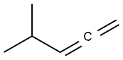 4-メチル-1,2-ペンタジエン 化学構造式