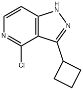 4-chloro-3-cyclobutyl-1H-pyrazolo[4,3-c]pyridine Structure