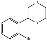 2-(1,4-dioxan-2-yl)bromobenzene 结构式