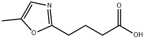 4-(5-methyl-1,3-oxazol-2-yl)butanoic acid Structure