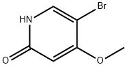 5-溴-4-甲氧基吡啶-2(1H)-酮 结构式