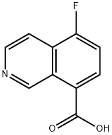 5-fluoroisoquinoline-8-carboxylic acid Struktur