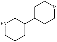 3-(oxan-4-yl)piperidine, 1369346-64-4, 结构式