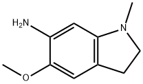 5-methoxy-1-methylindolin-6-amine|