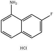 7-氟-1-萘胺盐酸盐, 137160-30-6, 结构式