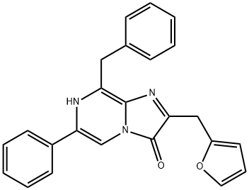 8-benzyl-2-(furan-2-ylmethyl)-6-phenylimidazo[1,2-a]pyrazin-3(7H)-one Structure