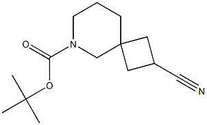 tert-butyl 2-cyano-6-azaspiro[3.5]nonane-6-carboxylate Structure