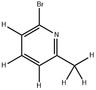 2-Bromo-6-methylpyridine-d6 Structure