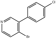 4-Bromo-3-(4-chlorophenyl)pyridine Structure